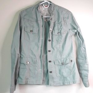 Unionbay Light Green Button Up jacket size Large